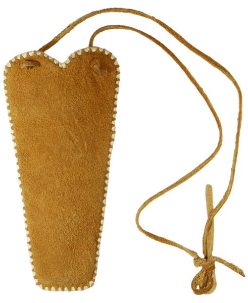 Quilled Knife Sheath w/River Traders Curly Maple Handle Knife