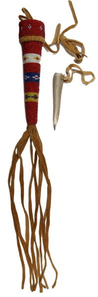 Plains Indian Style Awl Case W/Awl