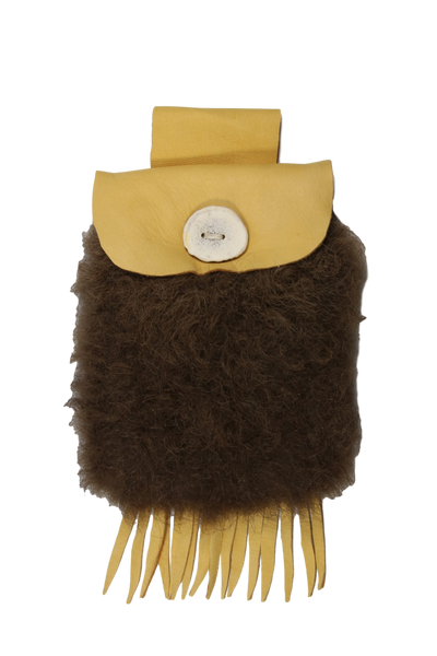 Small Belt Bag - Bison Fur