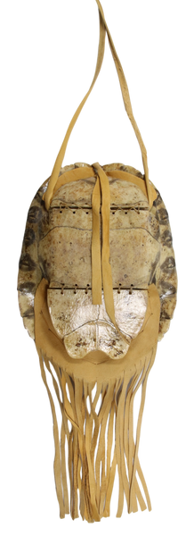 XL Red Eared Slider Turtle Bag W/Buckskin Fringe