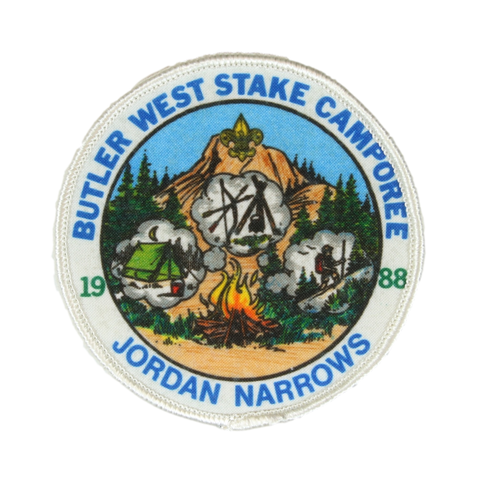1988 Butler West Stake LDS Camporee Patch