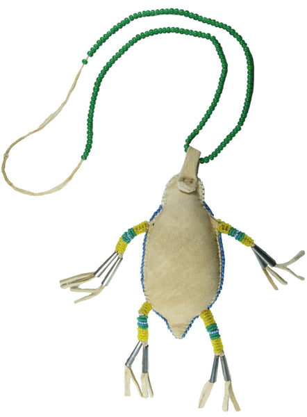 Beaded Turtle Amulet