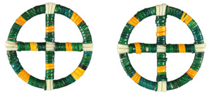 Quilled Medicine Wheel - Pair