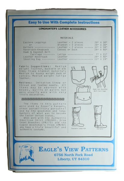 Pattern - Longhunter's Leather Accessories