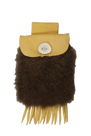 Small Belt Bag - Bison Fur
