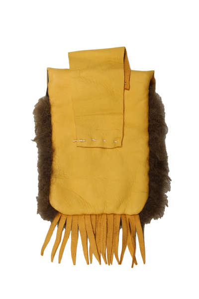 Small Belt Bag - Bison Fur