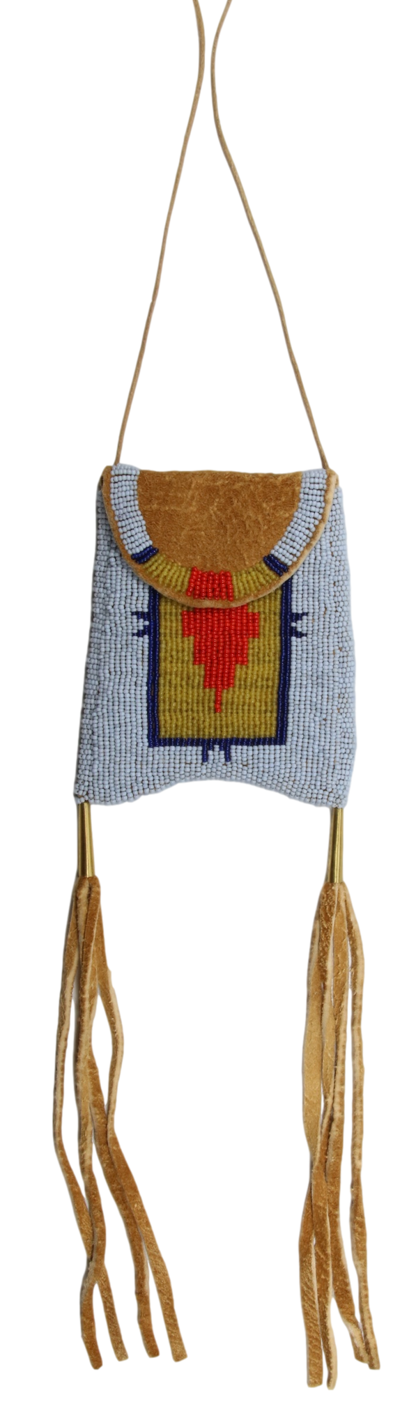 Beaded Plains Indian Medicine Bag or Neck Pouch