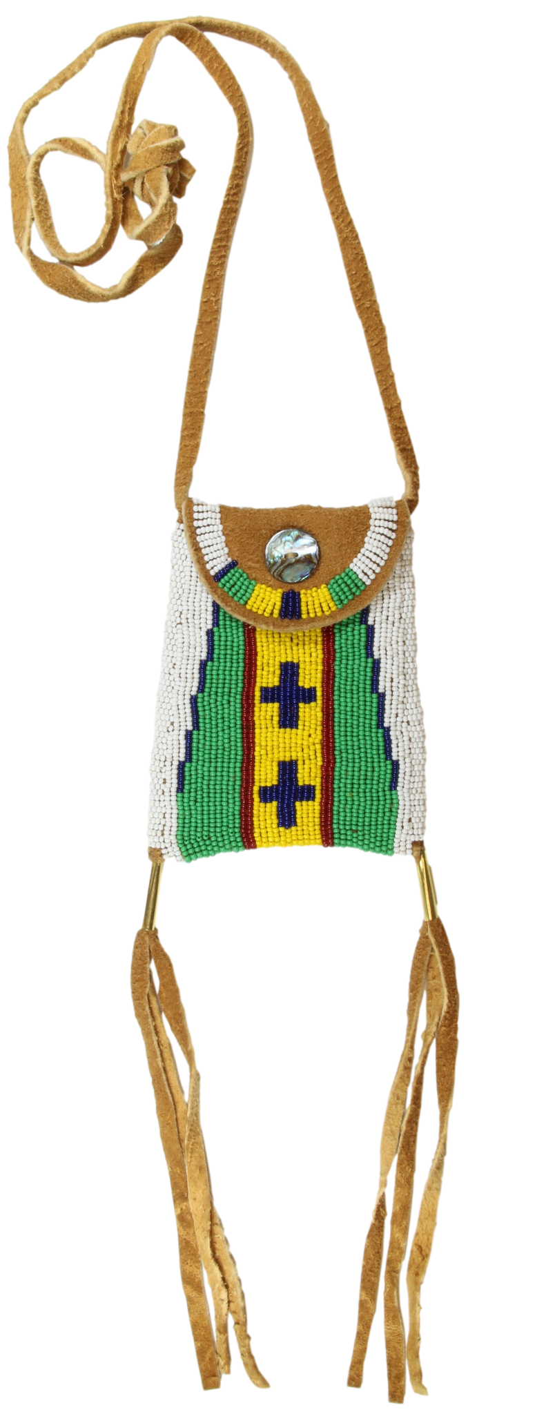 Beaded Plains Indian Medicine Bag or Neck Pouch