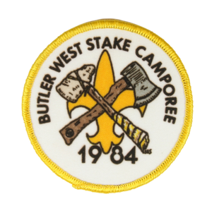 1984 Butler West Stake LDS Camporee Patch