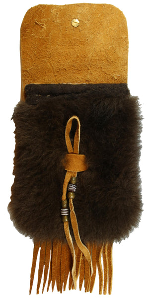 Medium Belt Bag - Bison W/Brain Tan Leather