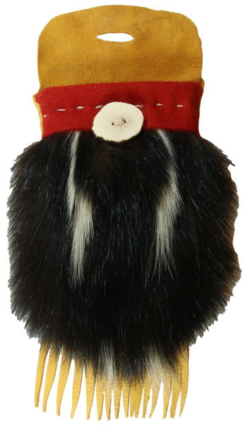 Small Belt Bag - Skunk Fur