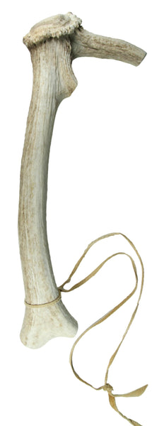 Elk Horn Scraper Handle - Wahintke - Light Brown Handle