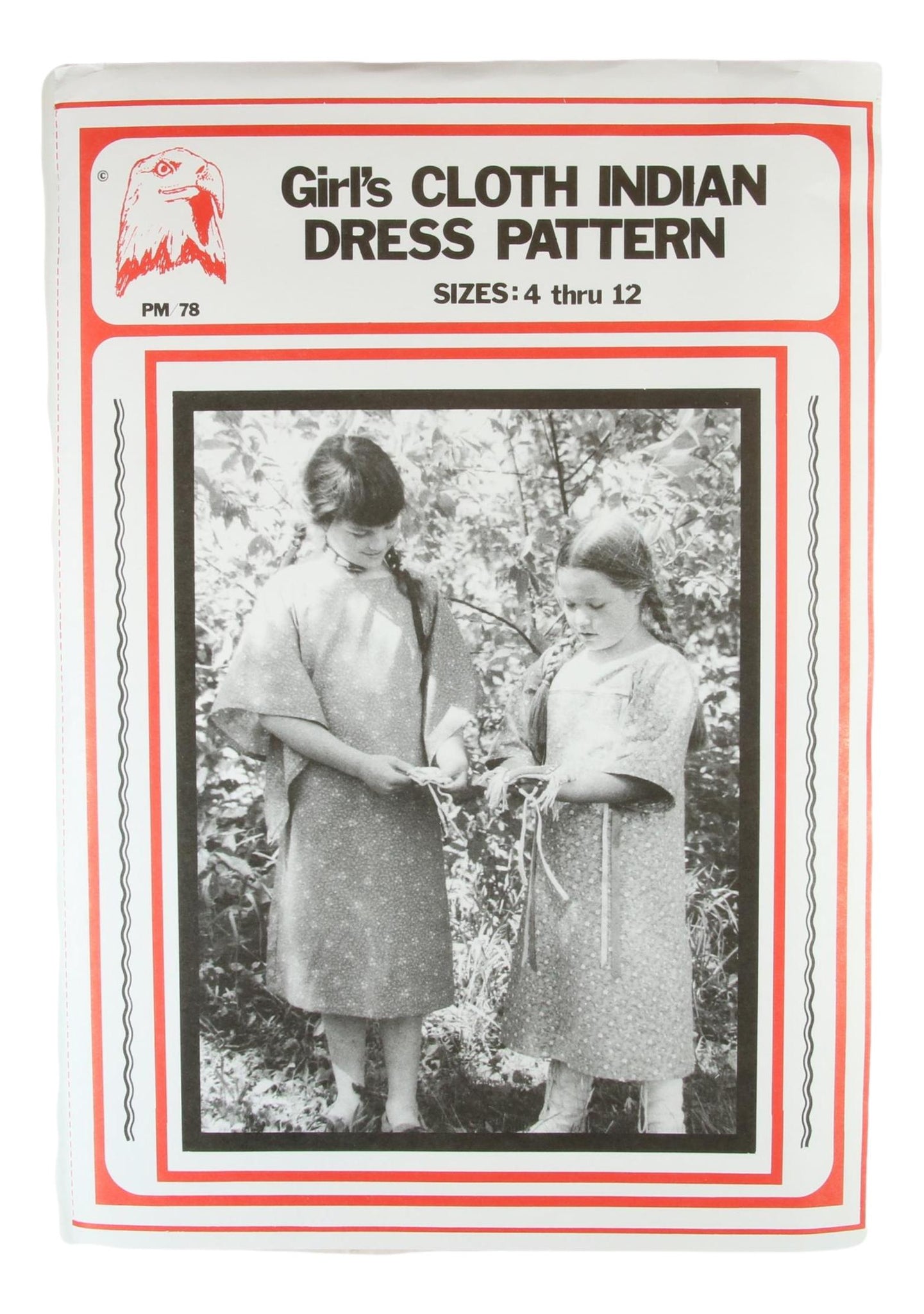 Pattern - Plume Plains Indian Dress - The Wandering Bull, LLC