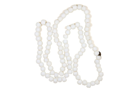 Bead - Padre Glass Beads White