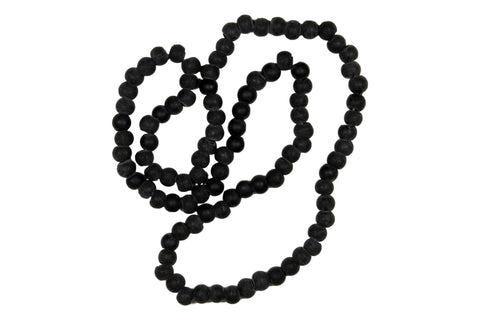 Bead - Padre Glass Beads Black